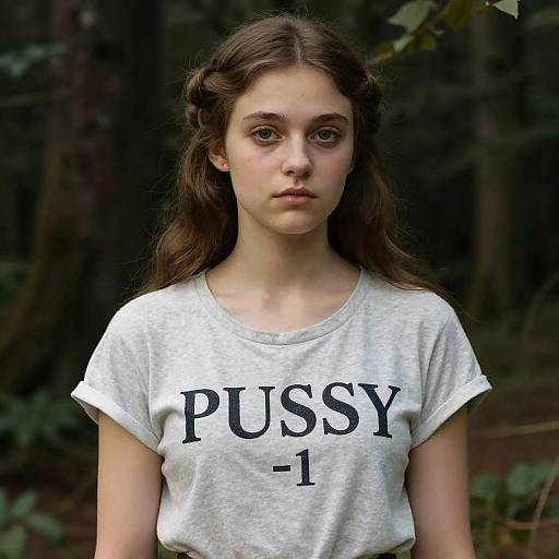 Pre-Raphaelite Inspired Portrait of Girl