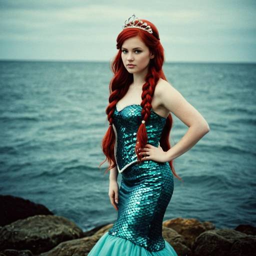Enchanting Little Mermaid Character Portrait