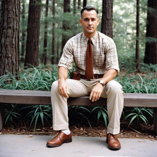 1980s Forrest Gump Cosplay Outfit