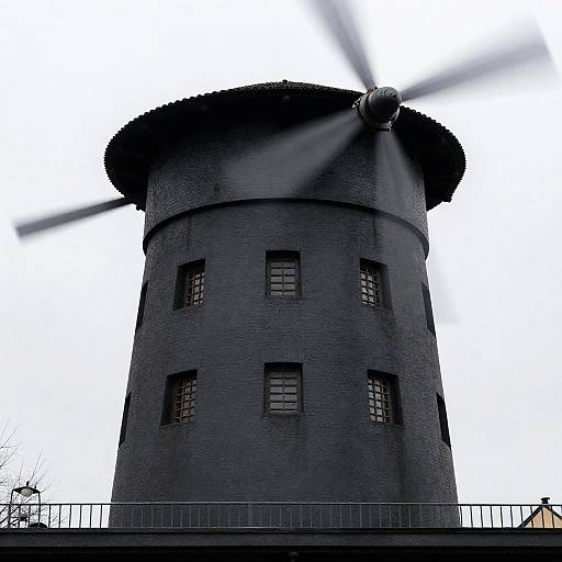 Realistic Art Nouveau Moulin Photo