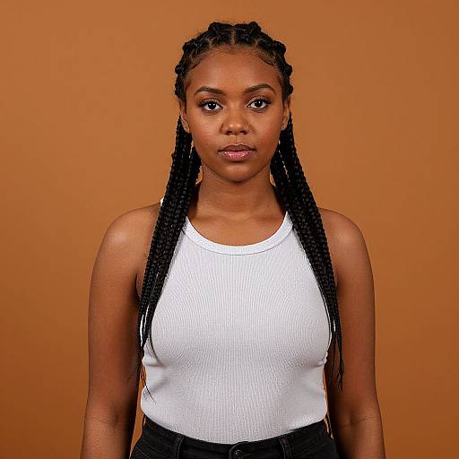 Unapologetic Woman with Braids