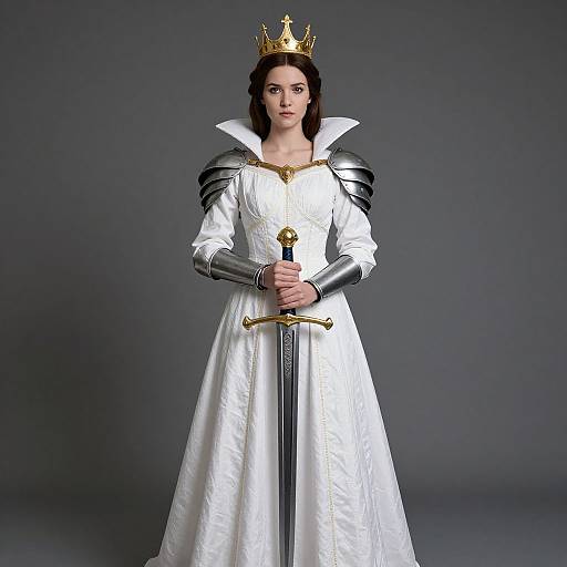 Realistic Queen Serenity in Armor