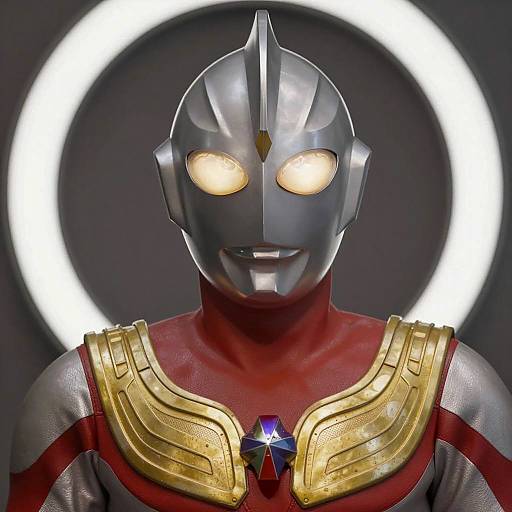 Cinematic Close-Up of Custom Superhero