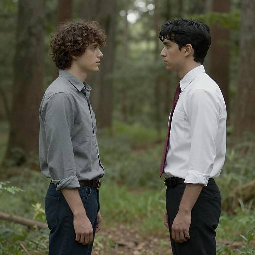 Serious Confrontation in a Forest