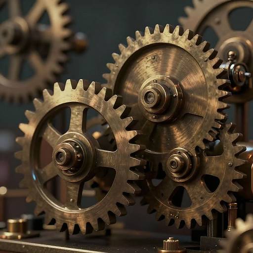 Steampunk Mechanical Loopback Gears