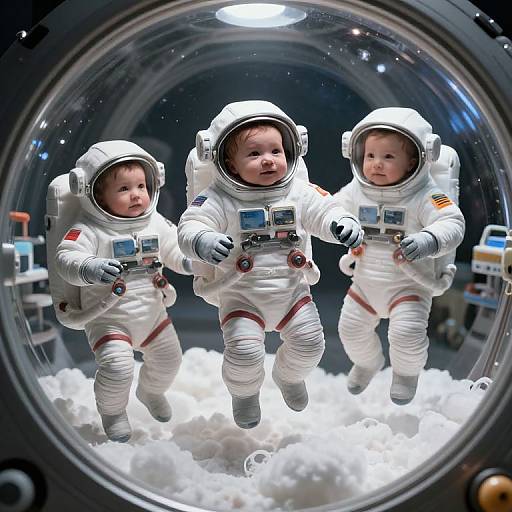 Babies in Zero-Gravity Supernova Womb