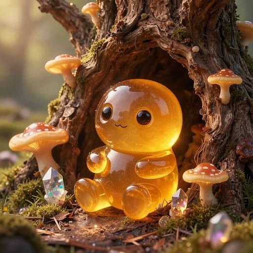 Amber Honeydew Sprite in Oak