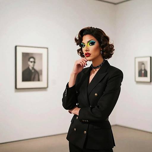 Crossdresser Date at Modern Art Gallery