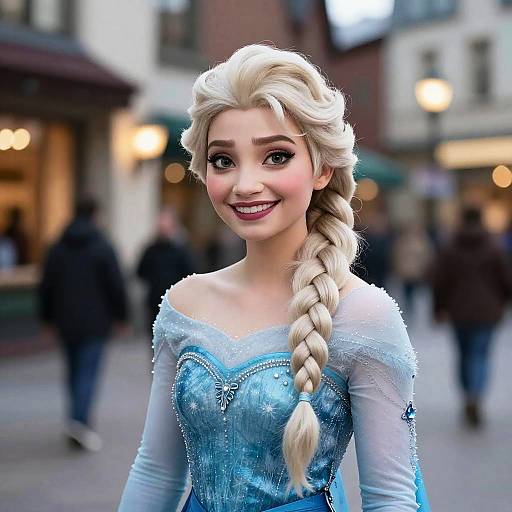 Casual Elsa in Cinematic 35mm Style