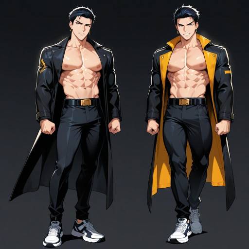 Muscular Onyx Prototype with Intense Gaze Muscular Onyx Prototype with Intense Gaze