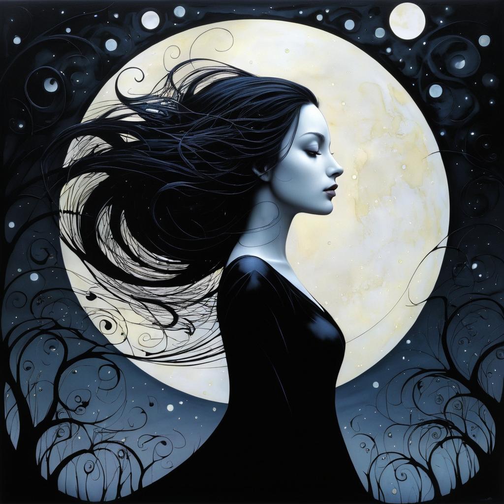 Eternal Moon: A Haunting Melancholy