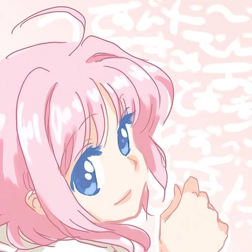 Illustration of Caro ru lushe, lyrical nanoha in the style of Mitsumoto jouji