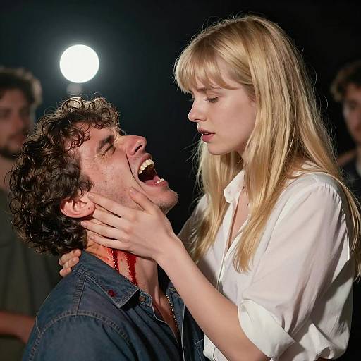 Dramatic Scene of Conflict and Emotion