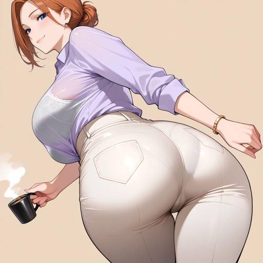 Mature Cowgirl in High-Waisted Fashion Mature Cowgirl in High-Waisted Fashion