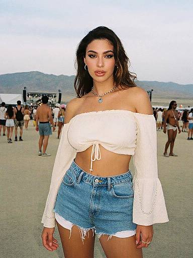 Desert Festival Woman in Vintage Style