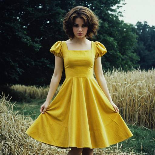 Realistic Sandman Costume with Yellow Dress