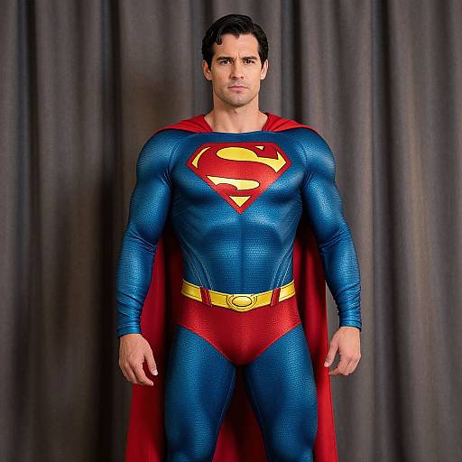 Authentic Superman Costume Portrait