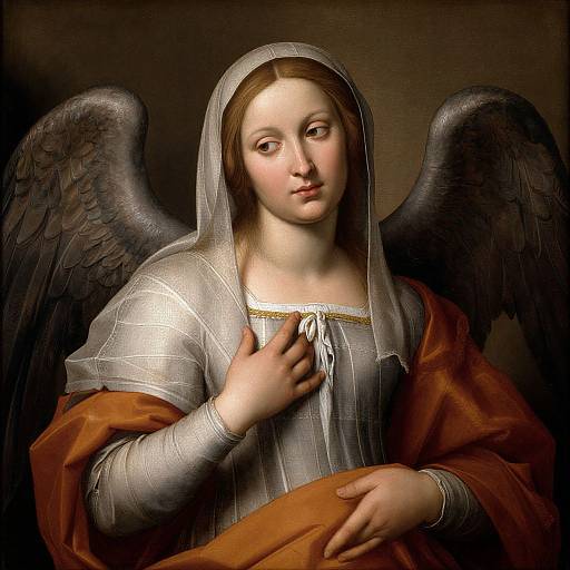 Raphael and Titian Veiled Woman Art