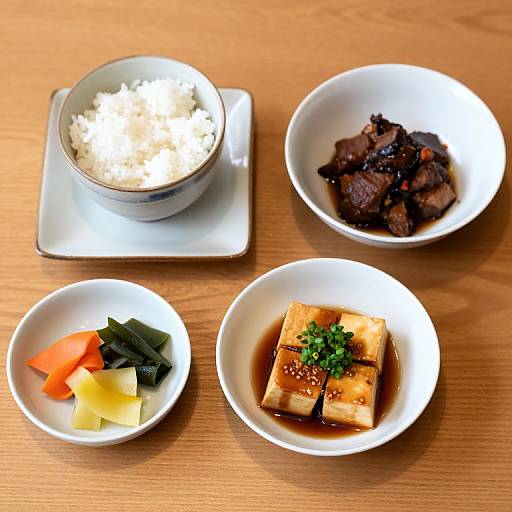 Zen Shojin Ryori Meal Presentation