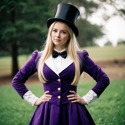 Whimsical Willy Wonka Cosplay Portrait