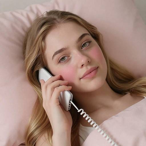 Warm Portrait of a Young Woman