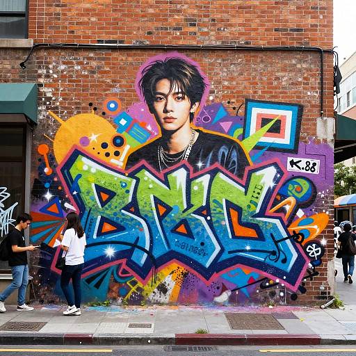 Vibrant 2chen Street Art Mural