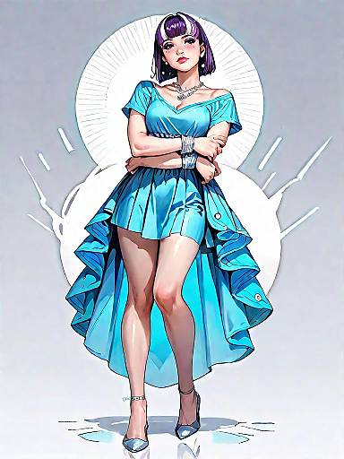 Burgundy Velvet Cocktail Party Full-Body Portrait