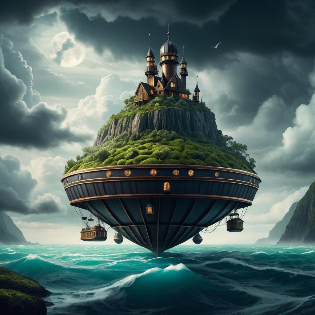 Captain Nemo's Floating Island Adventure