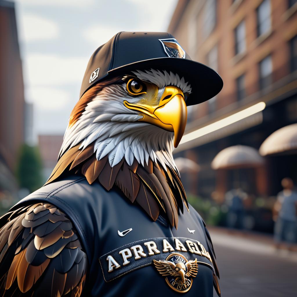 Majestic Eagle in Urban Snapback Style