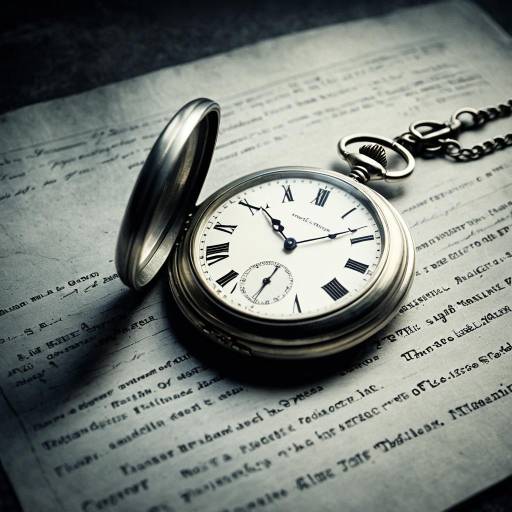 Mystical Silver Pocket Watch Illustration