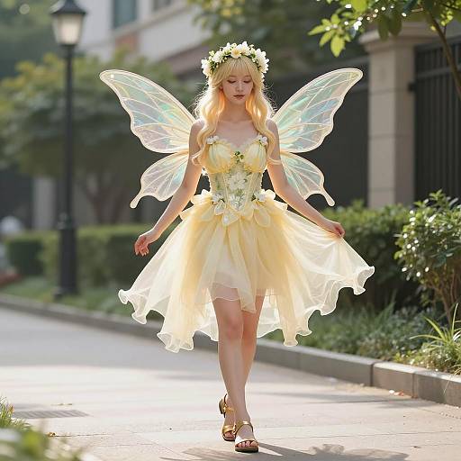 Enchanting Garden Fairy Costume Photo