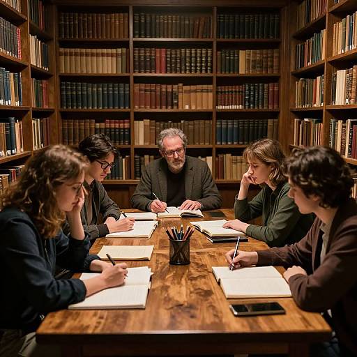 Gathering of Minds in Library
