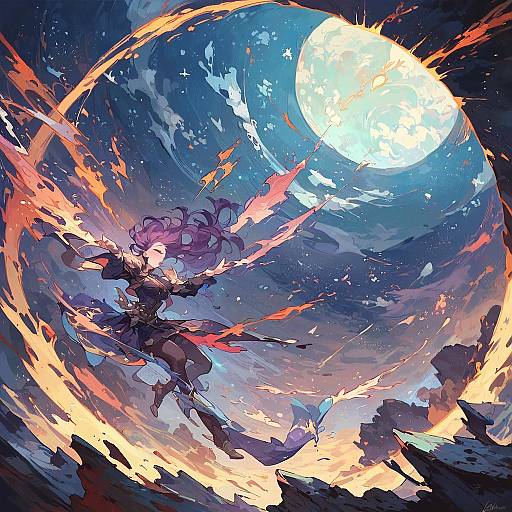 Breathtaking Dystopian Cosmic Portal Adventure