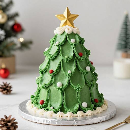 Creative Christmas Tree Cake Designs
