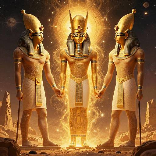 Ancient Egyptian Deities as Humans
