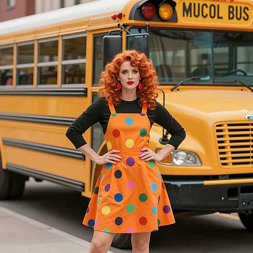 Quirky Woman by Bright Yellow Bus