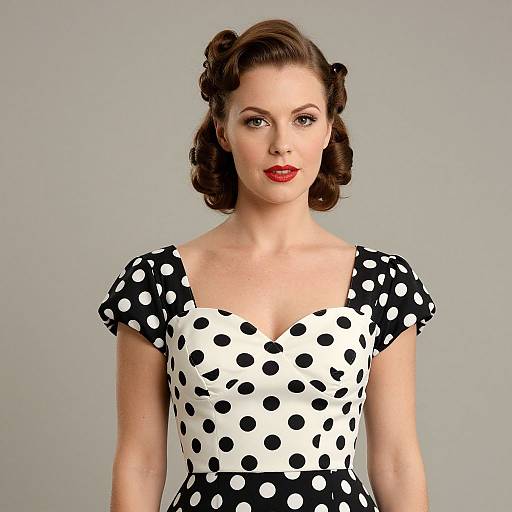 Vintage 1930s Polka-Dot Dress Style