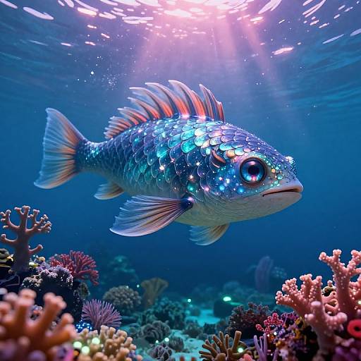 Surreal Underwater Mythical Dreamscape