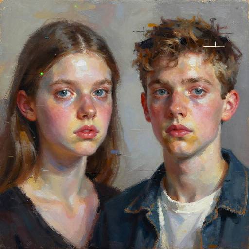 Expressive AI Portraits with Glitch Art