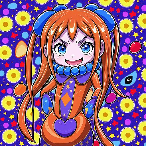 Illustration of Mona (warioware), warioware in the style of Aikome (haikome)