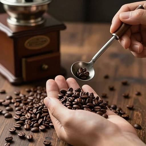 Intimate Coffee Ritual and Anticipation