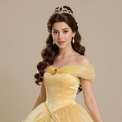 Disney Princess Belle in Yellow Dress
