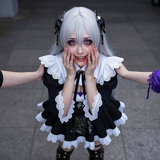 Yandere Elf with Blood and Frills