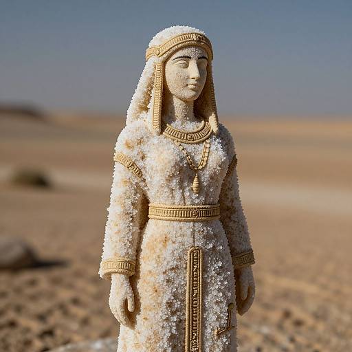 Salt Sculpture of Ancient Canaanite Woman
