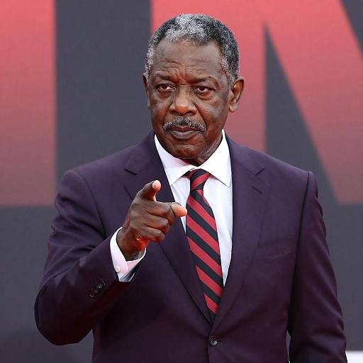 Serious Portrait of a Middle-Aged Man