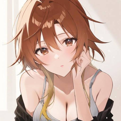 Illustration of Aketa mikoto, idolmaster in the style of U yuz xx