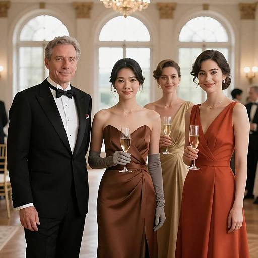 Elegant Formal Event with Four Guests