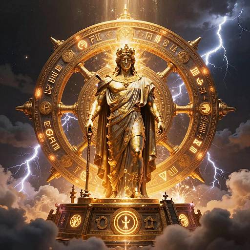 Mystical Greek God Generator Concept