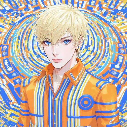 Illustration of Allen avadonia, vocaloid in the style of Jirou (chekoro)