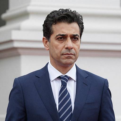 Middle-Aged Man in Formal Attire